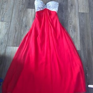 Pink Dress with Rhinestones